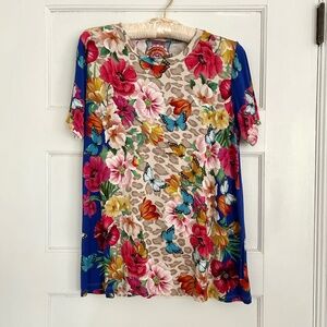 Johnny Was short-sleeve tee top S